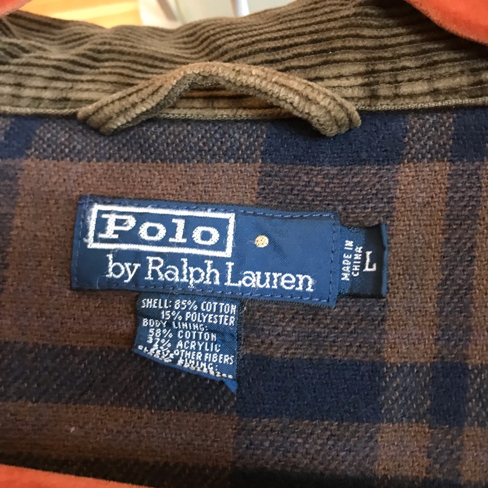 ❌SOLD❌BROWN VINTAGE CORDUROY RALPH LAUREN JACKET - Picture 4 of 6
